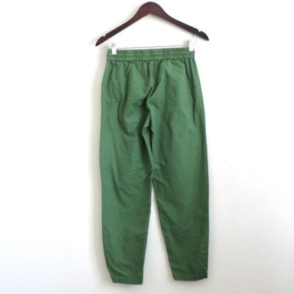 NEW! J.Crew Factory Linen Blend Drawstring Pants Green Style H5607 SZ 0 - Picture 5 of 9